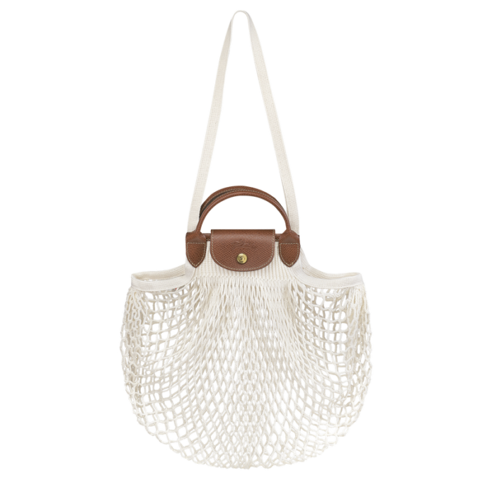 Longchamp Le Pliage Filet L Mesh Bag – Ecru vip time amman jordan